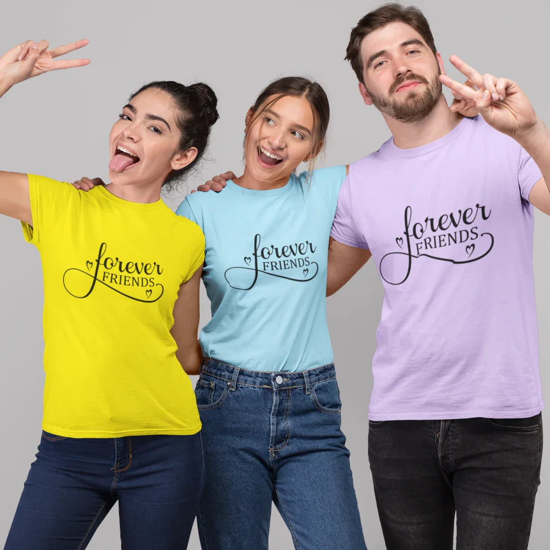 Friends Forever T-Shirt | Matching Friends T-Shirt best friend t shirts, bff t shirts, friends forever t shirt, friends tshirt, matching shirts for friends, t shirt for group of friends