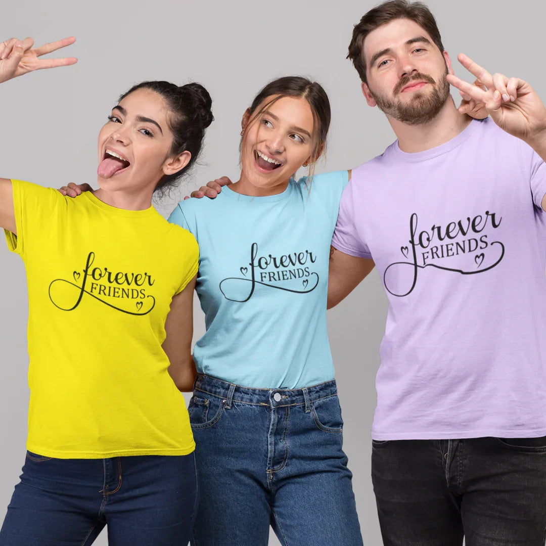 Friends Forever T-Shirt | Matching Friends T-Shirt best friend t shirts, bff t shirts, friends forever t shirt, friends tshirt, matching shirts for friends, t shirt for group of friends