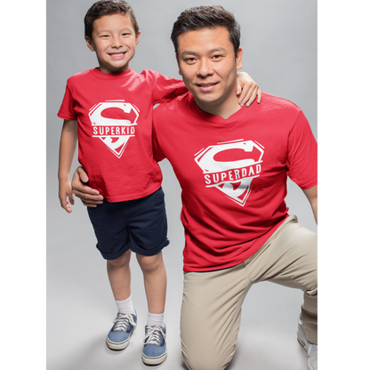 Super Dad Son T-Shirt The Shophaul