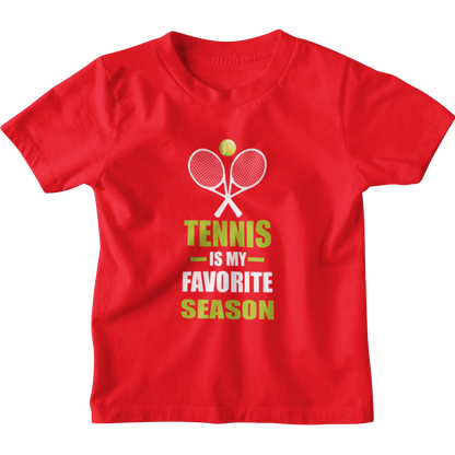 Kids Tennis is my Favorite Season T-Shirt The Shophaul