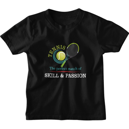 Kids Tennis is perfect match of Skill and Passion T-Shirt The Shophaul