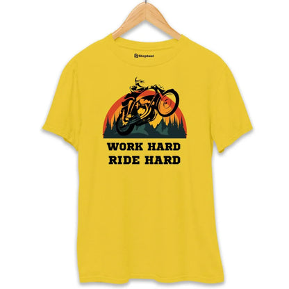 Work Hard Ride Hard Biker T-Shirt