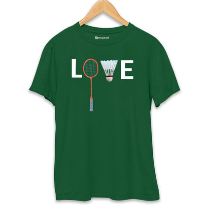 Love Badminton T-Shirt green