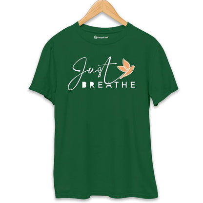 Just Breathe Meditation T-Shirt The Shophaul