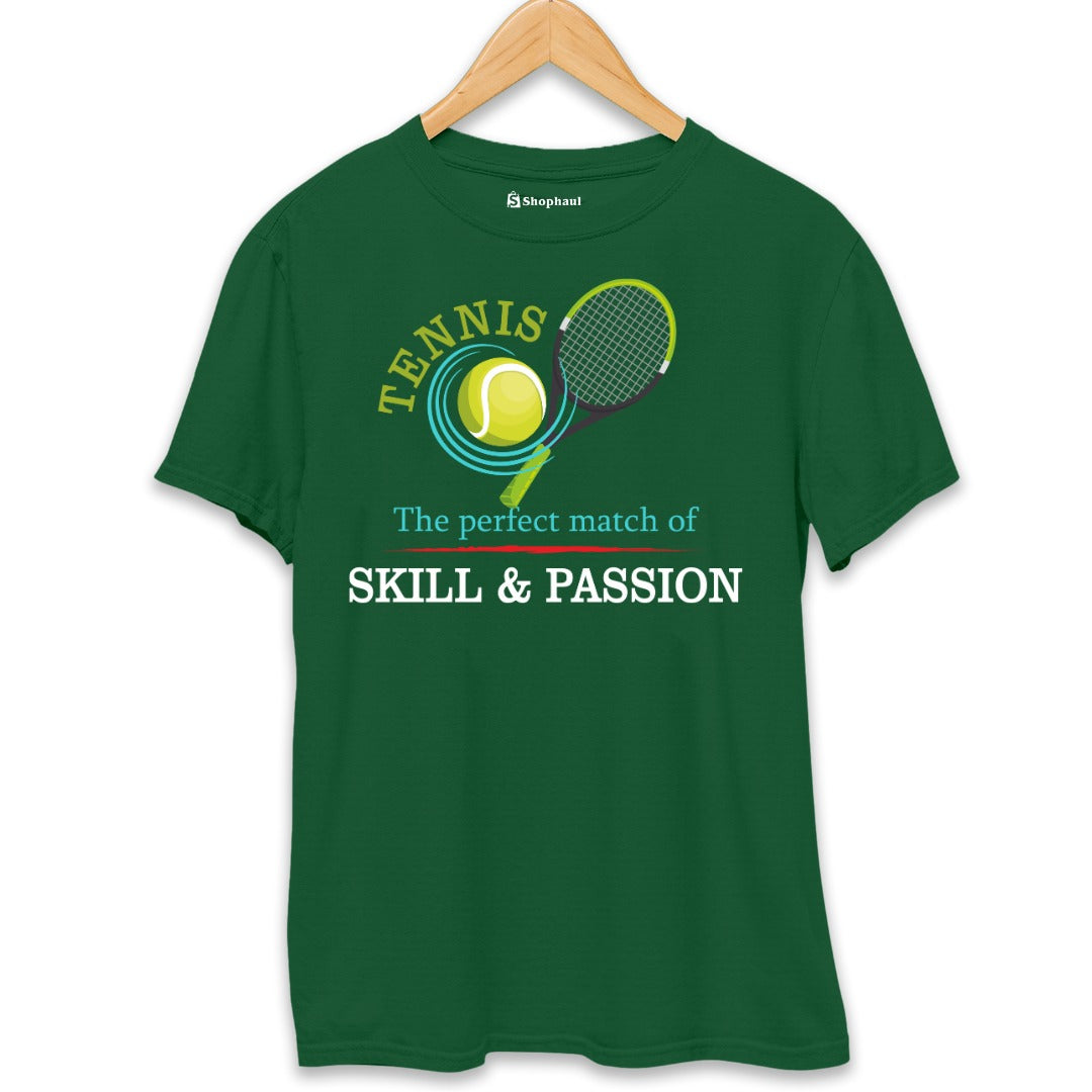 Tennis is perfect Match of Skill Passion T-Shirt The Shophaul