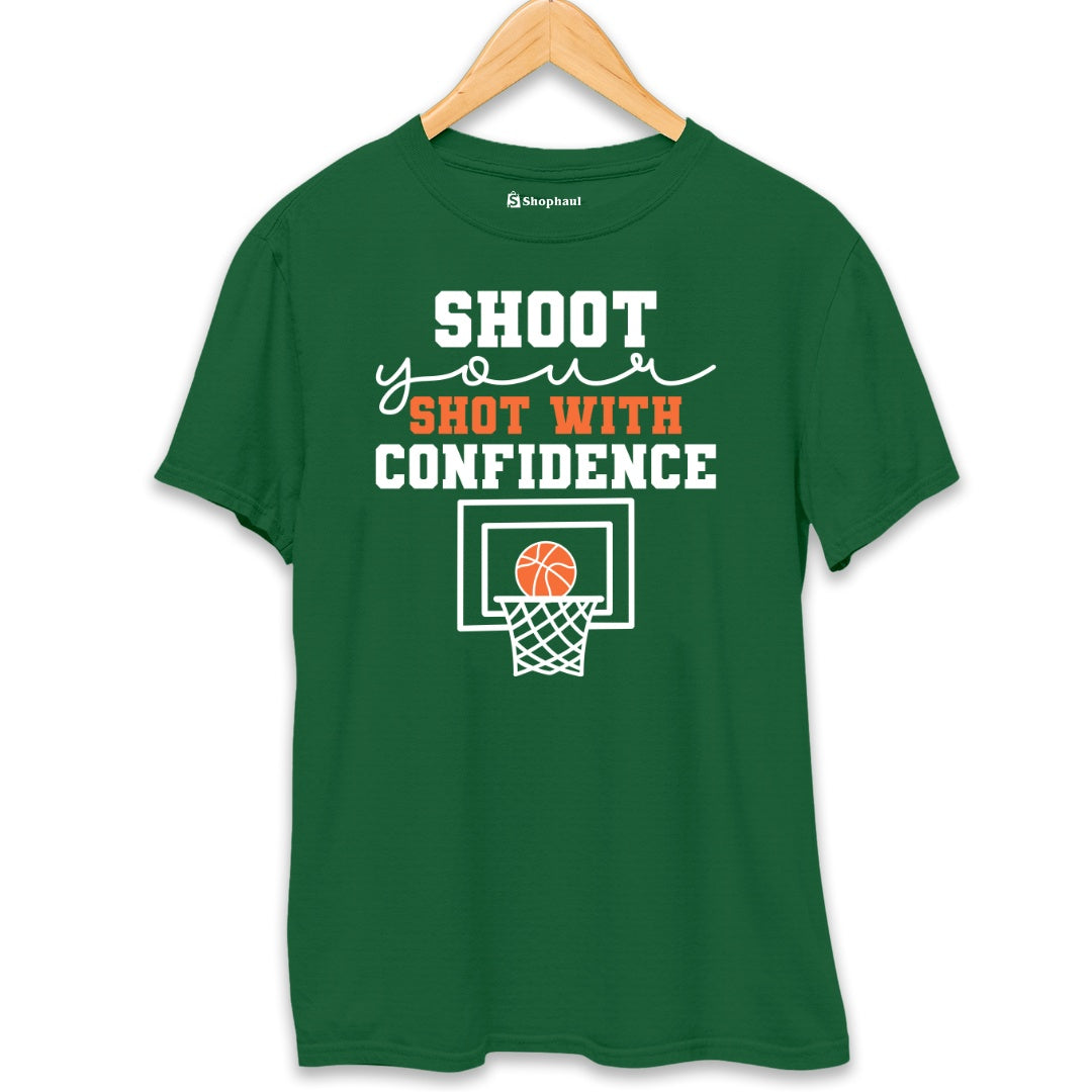 Shoot your Shot with Confidance Basketball T-Shirt