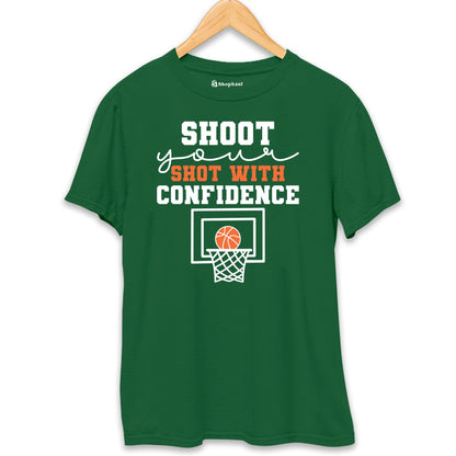 Shoot your Shot with Confidance Basketball T-Shirt