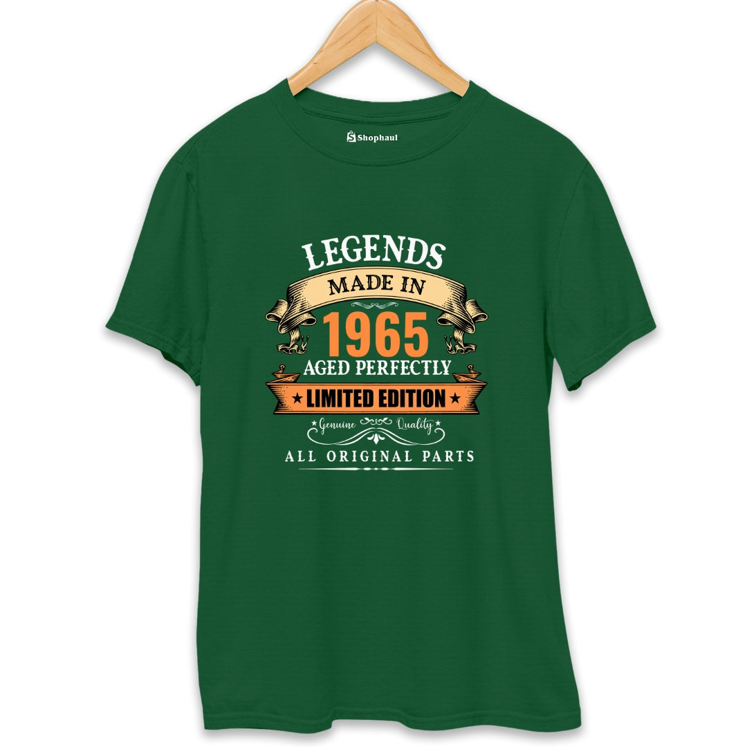 Legends Made in 1965 Birthday T-Shirt