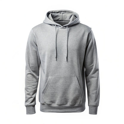 Unisex Plain Hoodie - Grey Melange - The Shophaul Designs