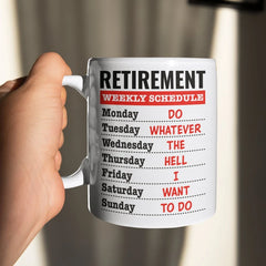 Retirement White Coffee Mug Gift