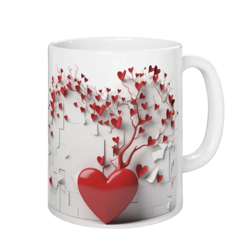 Growing Hearts Valentine Mug