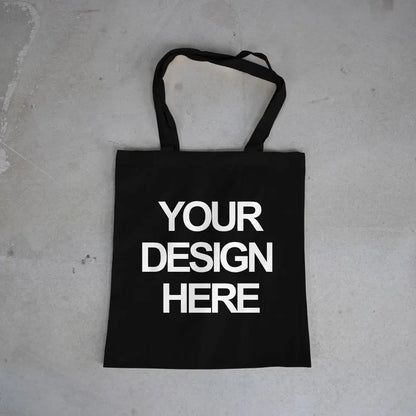 Custom/ Personalized Canvas Tote Bag Zipper