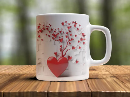 Growing Hearts Valentine Mug