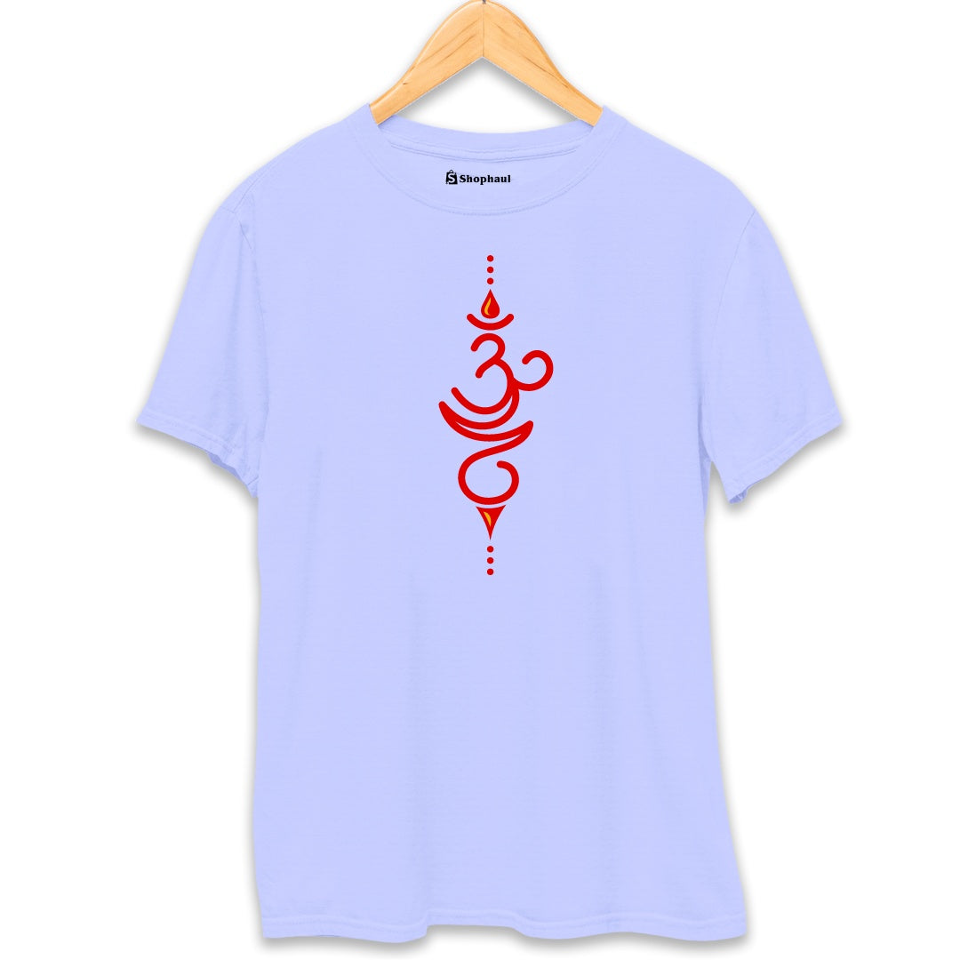 Om Yoga T-Shirt  Lavender-XXL