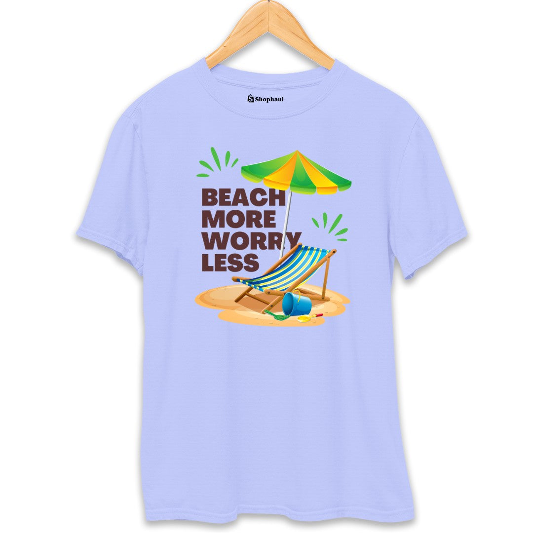 Beach More Worry Less T-Shirt The Shophaul