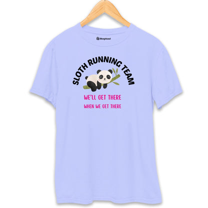 Running Panda T-Shirt  Lavender-XXL