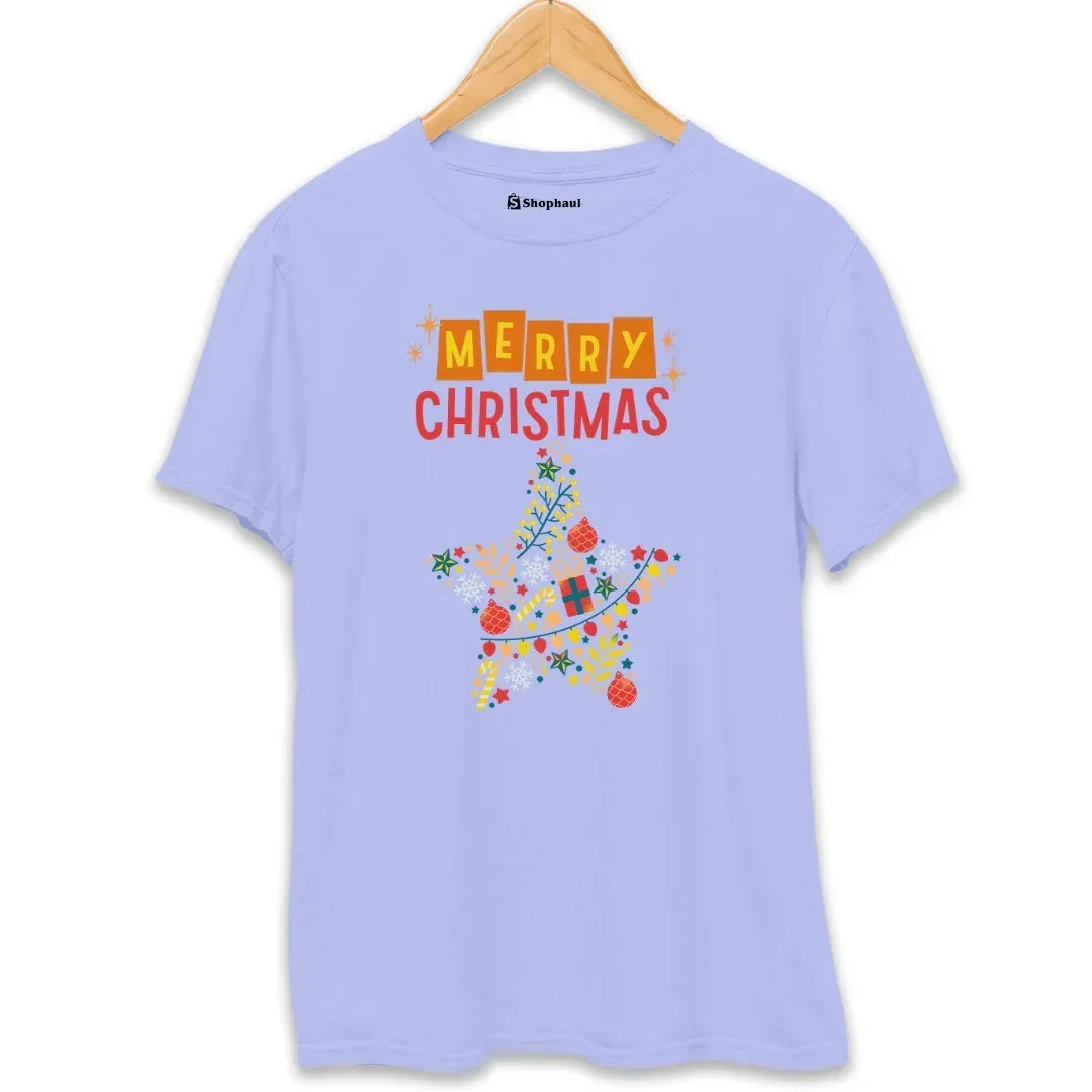 Merry Christmas Star T-Shirt