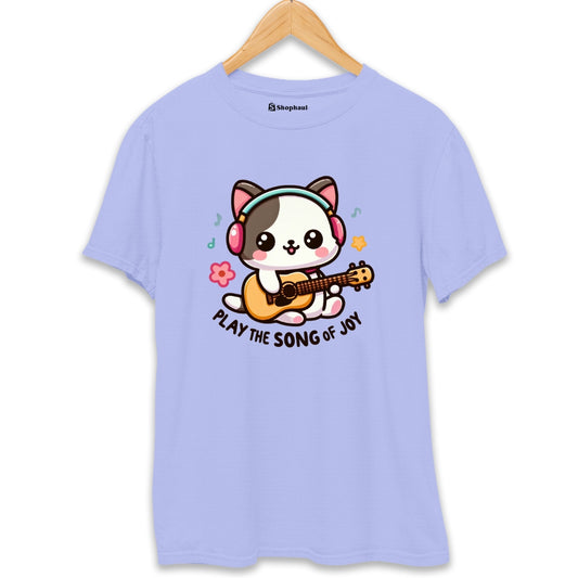 Play the Song of Joy Cat T-Shirt (Clearance Sale)