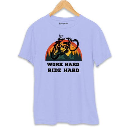 Work Hard Ride Hard Biker T-Shirt