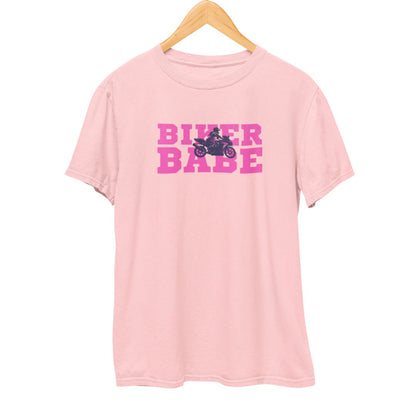 Biker Bebe Biker T-Shirt  Light-Baby-Pink-XXL