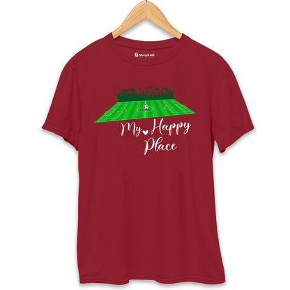 My Happy Place Football T-Shirt The Shophaul