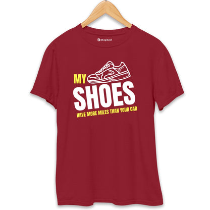 My Shoes Have More Miles Running T-Shirt 