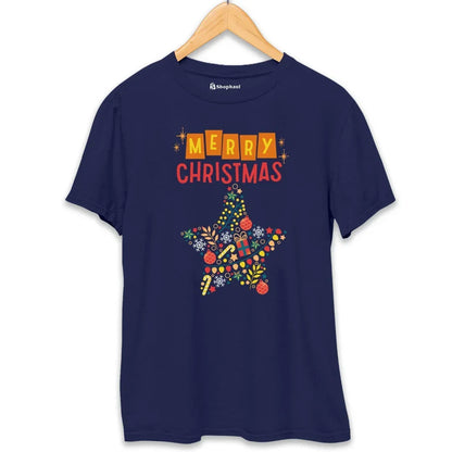 Merry Christmas Star T-Shirt