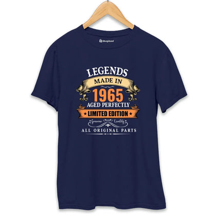Legends Made in 1965 Birthday T-Shirt