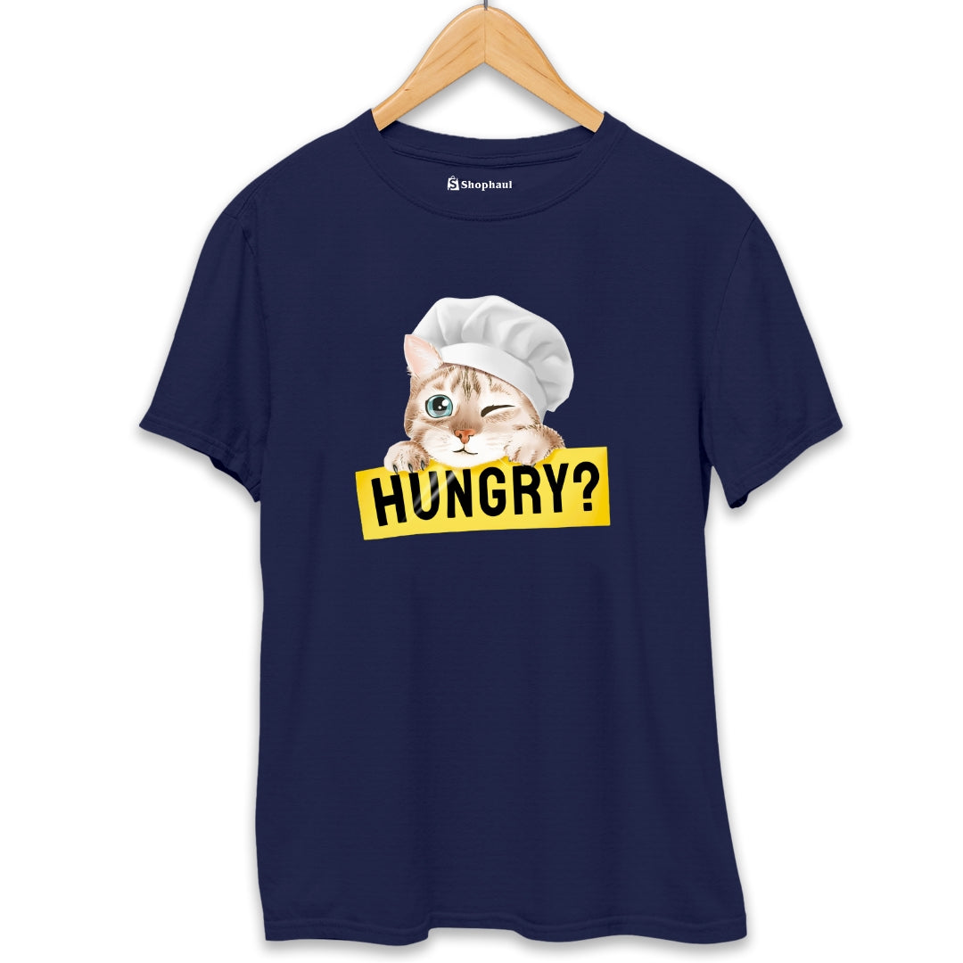 Hungry Cat Cooking T-Shirt