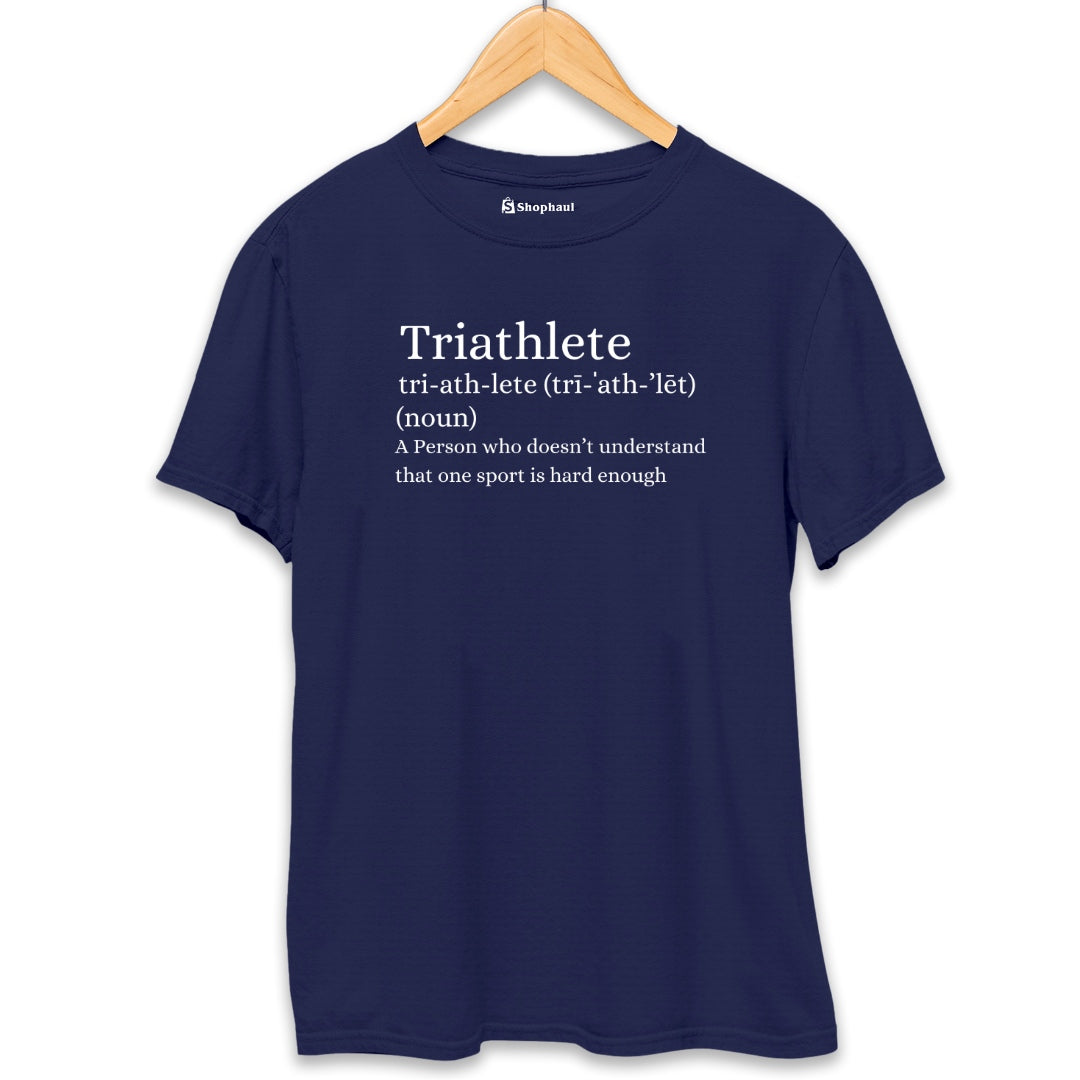 Triathlete T-Shirt  Navy-Blue-XXL