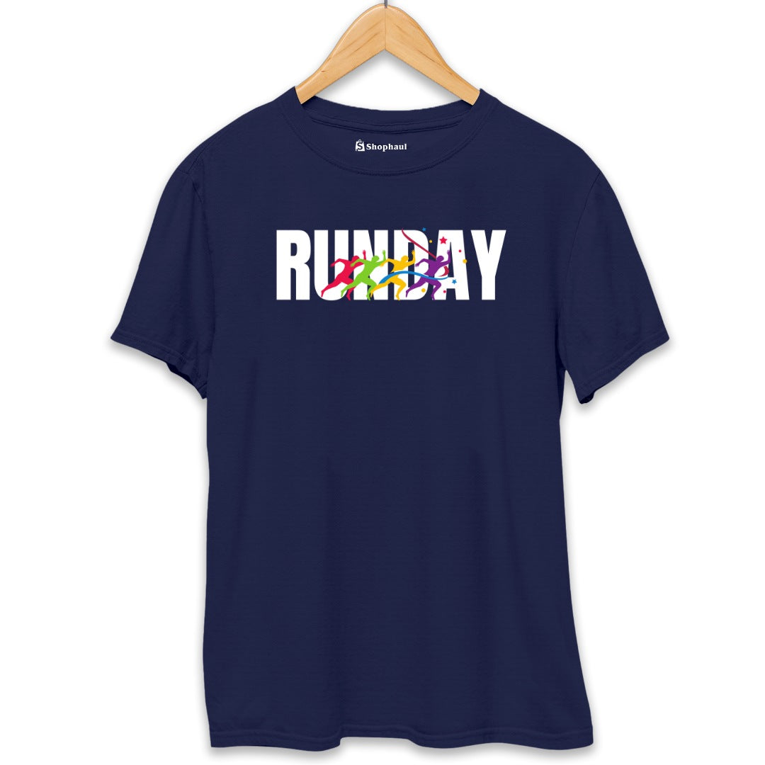 Runday Running T-Shirt  Navy-Blue-XXL