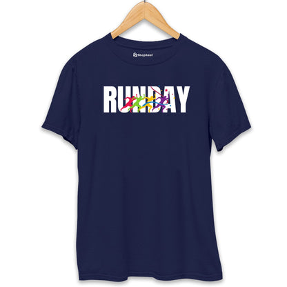 Runday Running T-Shirt  Navy-Blue-XXL