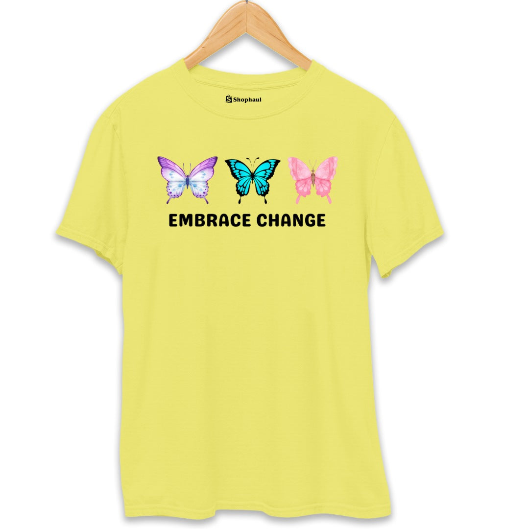 Embrace Change Butterfly T-Shirt The Shophaul