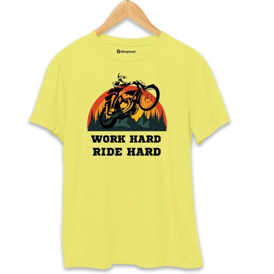 Work Hard Ride Hard Biker T-Shirt