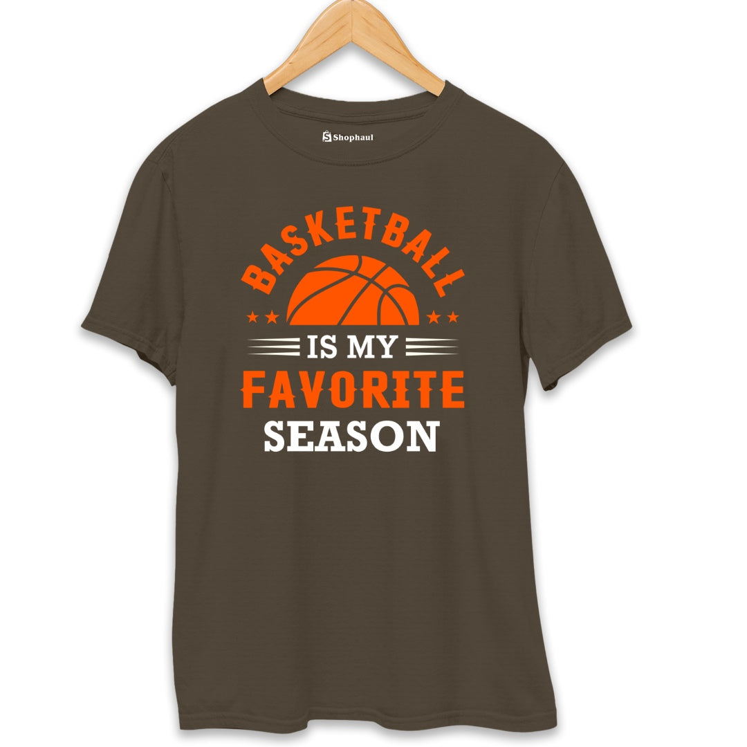 Basketball is my Favorite Season T-Shirt The Shophaul