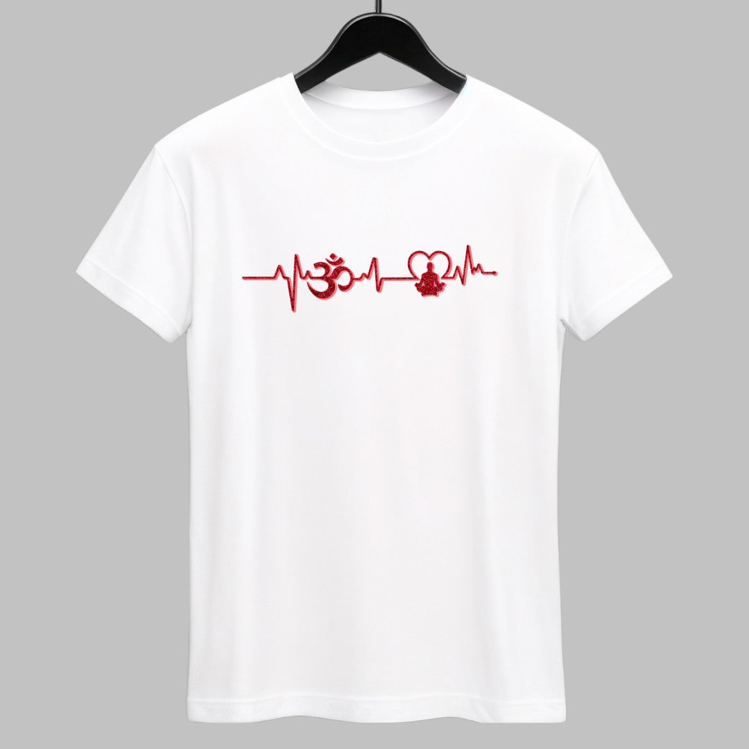 OM Heartbeat Yoga T-Shirt