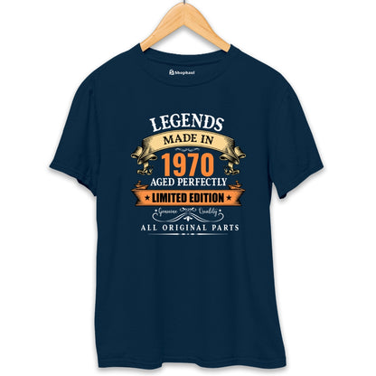 Legends Made in 1970 Birthday T-Shirt