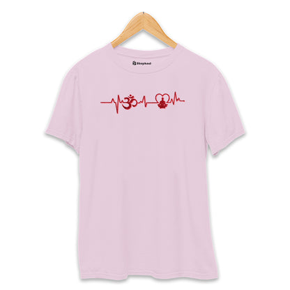 OM Heartbeat Yoga T-Shirt The Shophaul