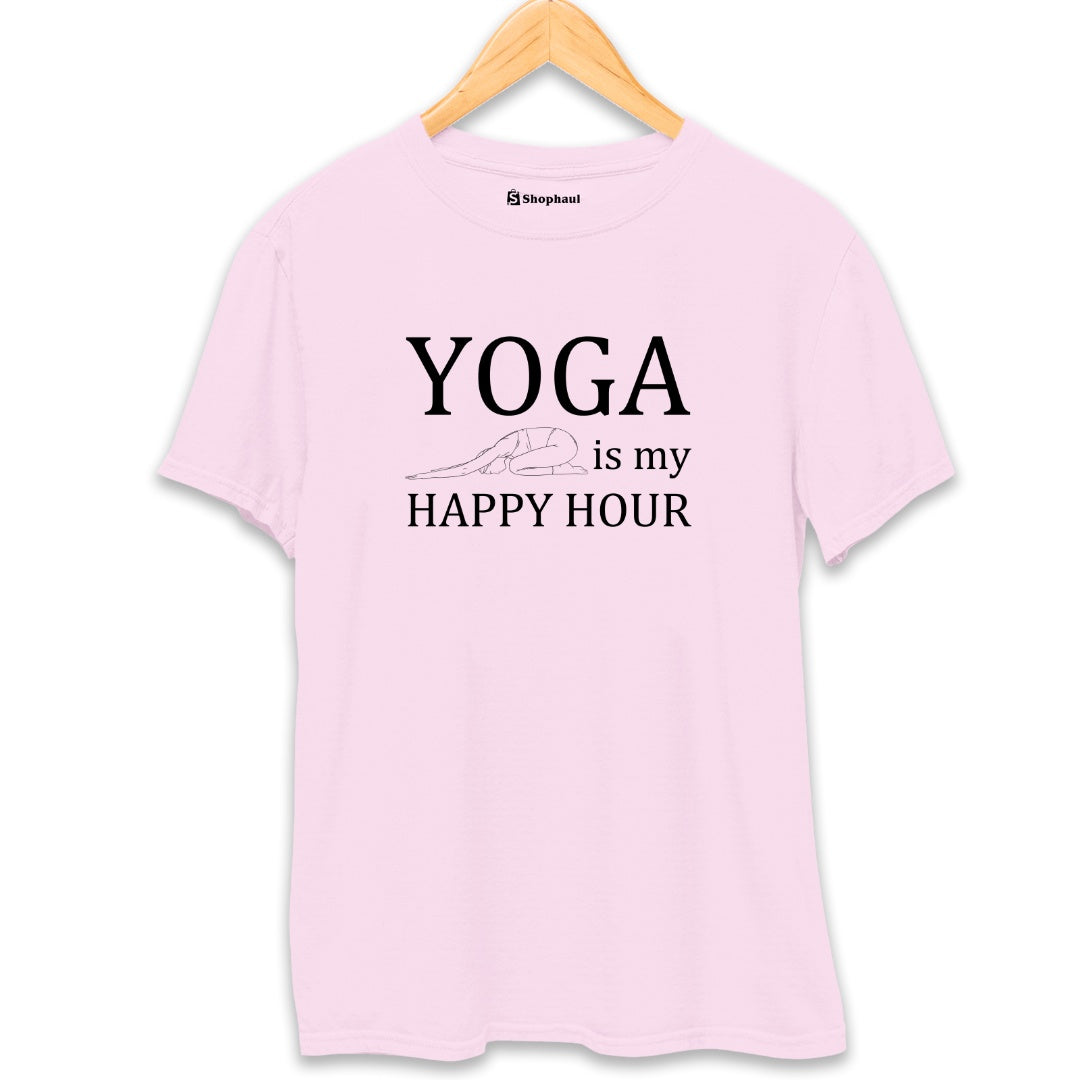 Yoga is my Happy Hour T-Shirt The Shophaul