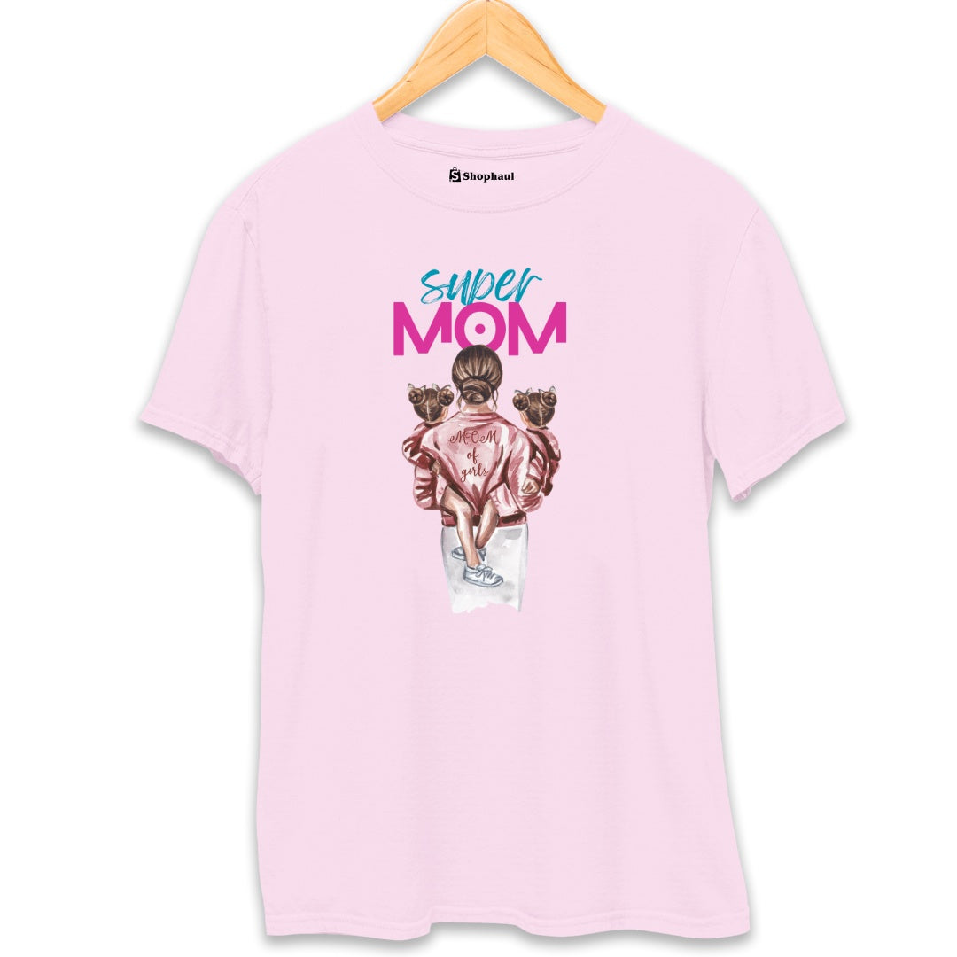 MOM of Girls T-Shirt The Shophaul