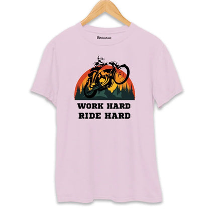 Work Hard Ride Hard Biker T-Shirt