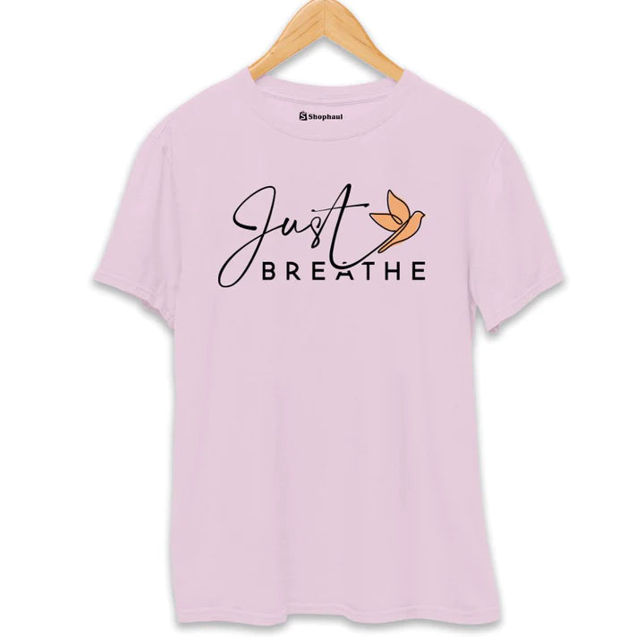 Just Breathe Yoga T-Shirt The Shophaul