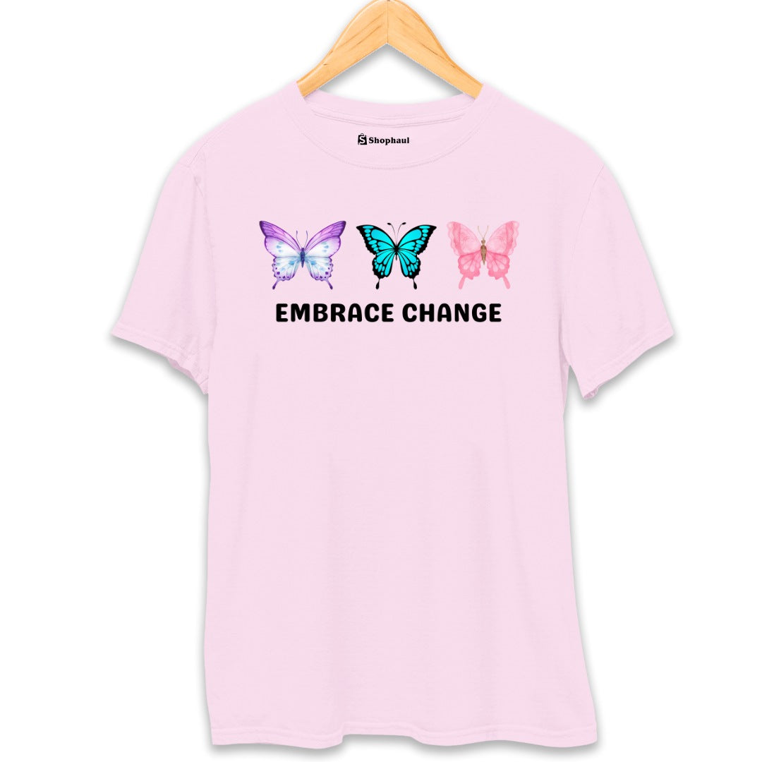 Embrace Change Butterfly T-Shirt The Shophaul