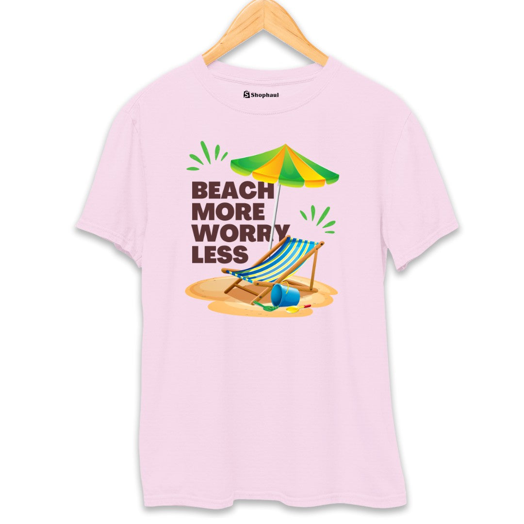 Beach More Worry Less T-Shirt The Shophaul