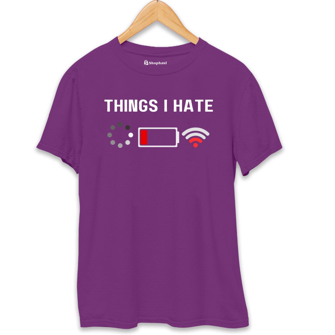 Things I hate Coding T-Shirt The Shophaul