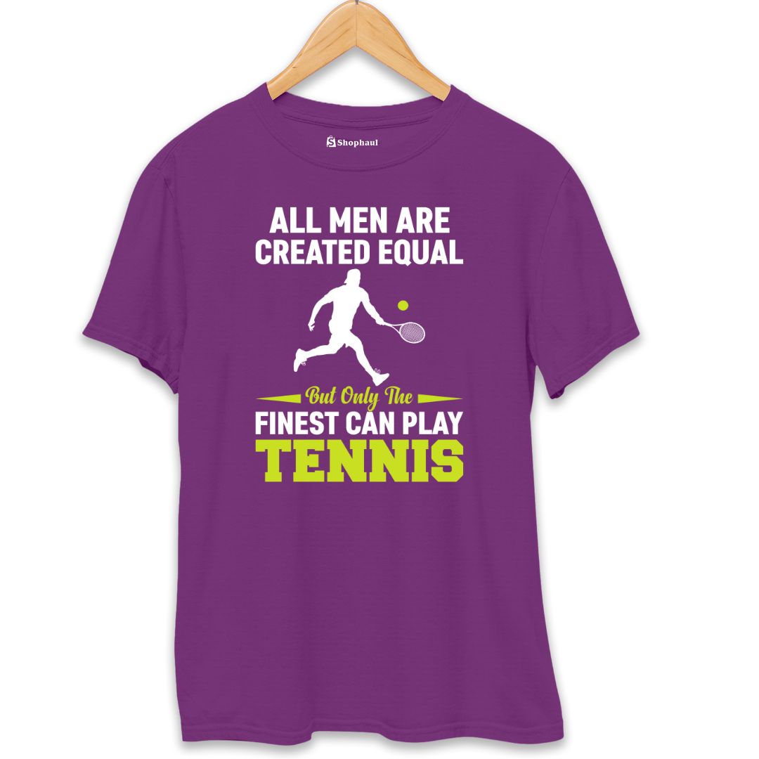 All Men Created Equal Tennis T-Shirt The Shophaul