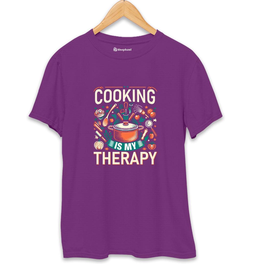 Cooking is my Therapy T-Shirt (Clearance Sale)