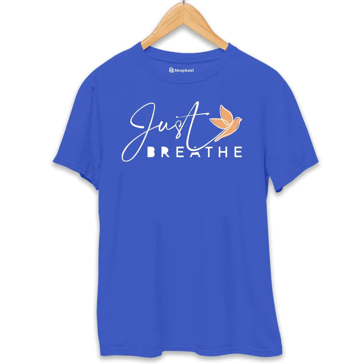 Just Breathe Meditation T-Shirt The Shophaul