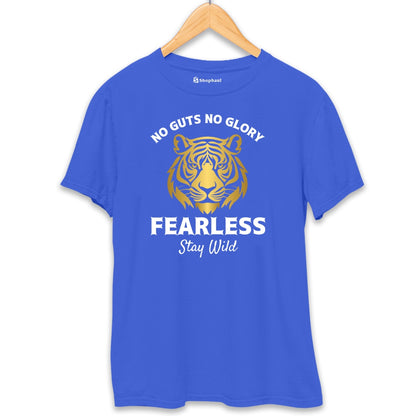 No Guts No Glory Fearless Tiger T-Shirt The Shophaul