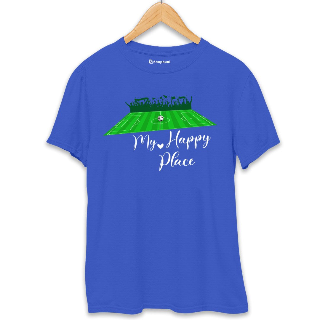 My Happy Place Football T-Shirt The Shophaul